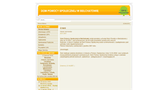 Desktop Screenshot of dps.powiat-belchatowski.pl