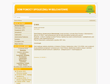 Tablet Screenshot of dps.powiat-belchatowski.pl